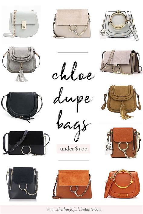 chloe tess dupe bag|chloe tess bag small.